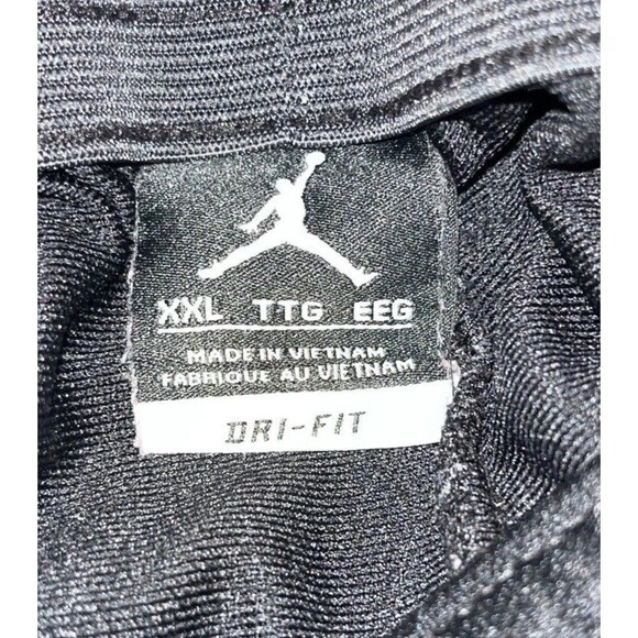 Jodan Dri Fit Athletic Track Pants Men Size 2XL Black/White Stripes - Picture 7 of 13